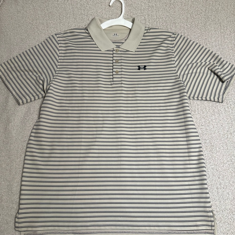 Under Armour Striped Polo Shirt